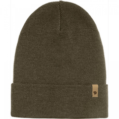 Шапка бини унисекс Fjallraven Classic Knit Hat зеленая