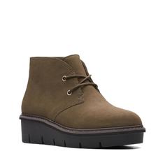 Ботинки женские Clarks Airabell Ankle 26163835 хаки 37.5 EU