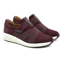 Кроссовки женские Clarks Un Rio Strap 26154561 бордовые 37.5 EU