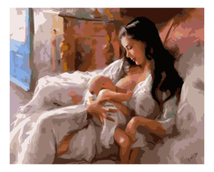 Раскраска по номерам Белоснежка Материнство