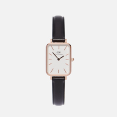 Наручные часы женские Daniel Wellington Quadro Pressed Sheffield DW00100434_чёрный