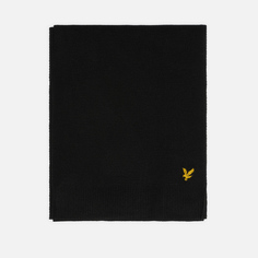 Шарф унисекс Lyle&Scott Classic черный 171х29 см