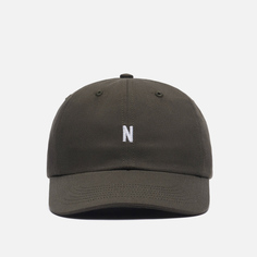 Бейсболка унисекс NORSE PROJECTS Twill Sports оливковая