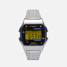 Наручные часы мужские Timex x PAC-MAN T80 TW2U31900_серебряный
