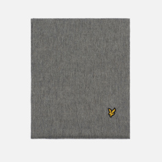 Шарф мужской Lyle&Scott Lambswool серый 177х32 см