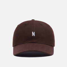 Бейсболка унисекс NORSE PROJECTS Twill Sports коричневая