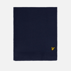 Шарф унисекс Lyle&Scott Classic синий 171х29 см