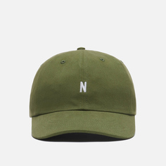 Бейсболка унисекс NORSE PROJECTS Twill Sports зеленая