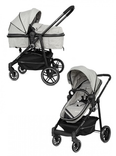 Коляска-трансформер детская 2 в 1 Rant Azure Trends от 0 до 36 месяцев до 15 кг Grey РАНТ