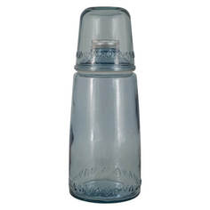 Бутылка для воды 1л со стаканом, Natural Water, голубые SAN Miguel