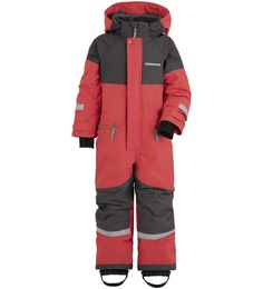 Комбинезон детский Didriksons CORNELIUS 503833-459 красный с графитом р. 130