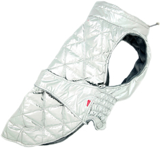 Попона для собак FOR MY DOGS, унисекс, серебристая, FW670-2022 B1