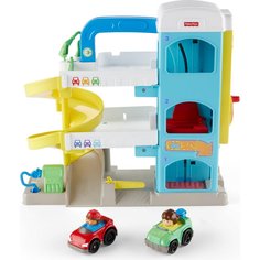 Игровой набор Mattel Fisher-Price Гараж c 2 машинками в наборе FHG50