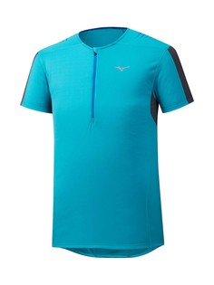 Футболка Mizuno Er Trail Hz Tee цв.голубой XL