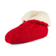 Домашние тапочки женские Alwero COLLAR LONG красные 39-40 RU