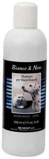 Шампунь для кошек и собак ISB Ecologic Line Black&White для белой шерсти, 250 мл Iv San Bernard