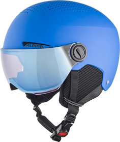 Зимний Шлем Alpina 2021-22 Zupo Visor Q-Lite Blue Matt (См:51-55)