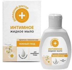 Жидкое мыло Интимное Домашний Доктор Нежный уход Ромашка, 200 мл
