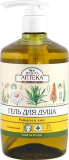 Гель для душа Зеленая аптека ромашка и алоэ 750 мл