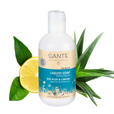 Жидкое мыло Sante Naturkosmetik с Био-алоэ и лимоном 200 мл