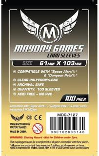 Протекторы для настольных игр Mayday Magnum Space Alert/Dungeon Petz Size (61x103)100шт