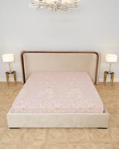 Простыня на резинке поплин "Всё себе" Камелия 120х200