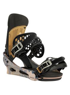 Сноуборд Крепления Burton 2021-22 Malavita Dark Gray/Print (Us:m)