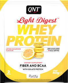 Протеин QNT Whey Protein Light Digest, 40 г, lemon macaroon