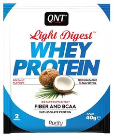 Протеин QNT Whey Protein Light Digest, 40 г, coconut