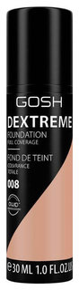 Тональный крем Gosh Dextreme Full Coverage Foundation 008 Golden 30 мл