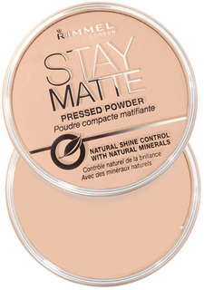 Cпресованная пудра RIMMEL Stay Matte, тон №006 Champagne