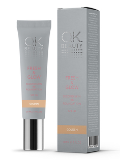 Тональный крем O.K.Beauty для лица Fresh&Glow Second Skin BB Foundation SPF 30