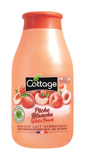 Молочко для душа Cottage Moisturizing Shower Milk - White Peach, 250мл