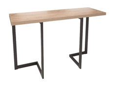 Кухонный стол-консоль Арлен 1 Дуб Табачный Крафт/Черный муар Millwood
