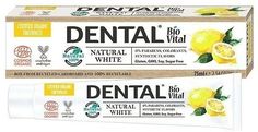 Зубная паста "Натуральная белизна" Natural White Dental Bio Vital DEBA, 75 мл