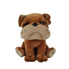 Мягкая игрушка Abtoys Собачка Бульдог, 15 см M4943