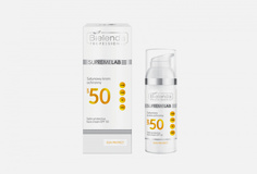 Сатиновый защитный крем для лица spf 50 Bielenda Professional