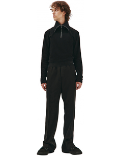 Черные брюки из шерсти со стрелками Oamc