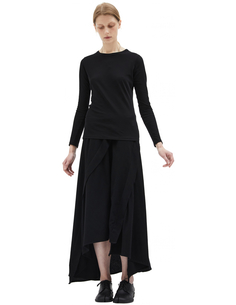 Базовый лонгслив из хлопка Yohji Yamamoto