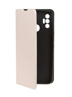 Чехол Neypo для Tecno Spark 7 Book Cover с магнитом Gold BCM46848