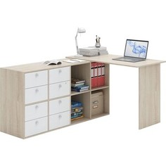 Стол угловой Мастер Прайм-50 дуб сонома/белый СТЛ-Прайм-50-СБ