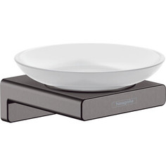 Мыльница Hansgrohe AddStoris шлифованный черный хром (41746340)