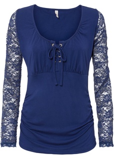 Футболка со шнуровкой Bonprix