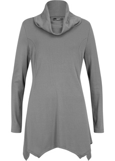Лонгслив с широким воротником Bonprix