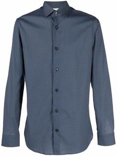 Z Zegna рубашка с геометричным принтом