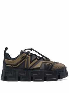 Versace кроссовки с подошвой Greca