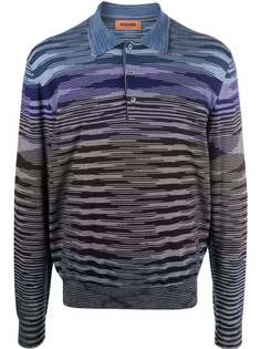 Missoni рубашка поло в полоску
