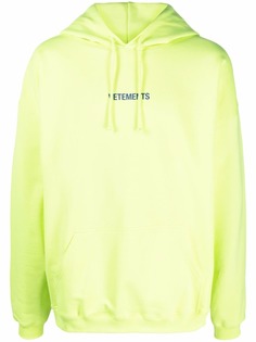 VETEMENTS толстовка с логотипом