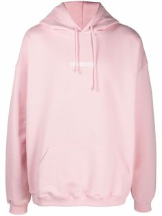 VETEMENTS logo-print oversized hoodie