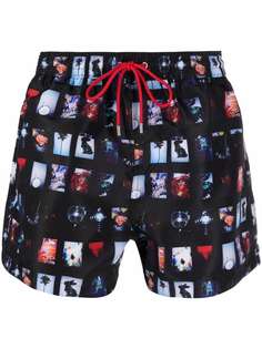 PAUL SMITH photograph-print swim shorts